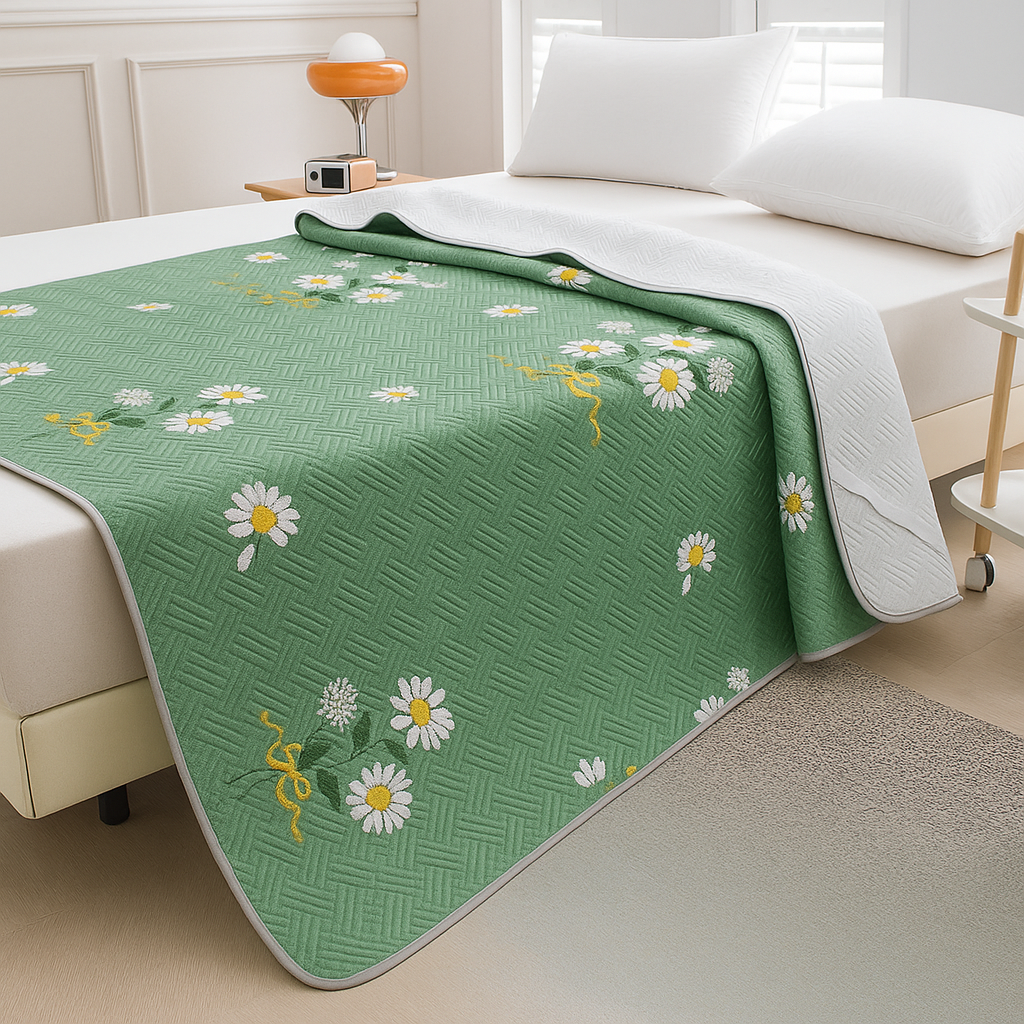 Protector de colchón transpirable y refrescante