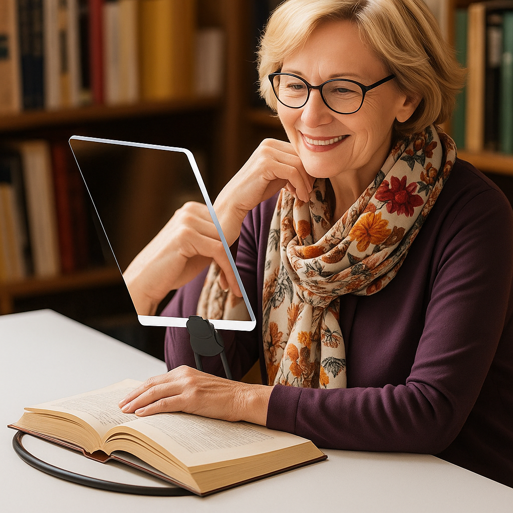 Lente d'ingrandimento in vetro per leggere