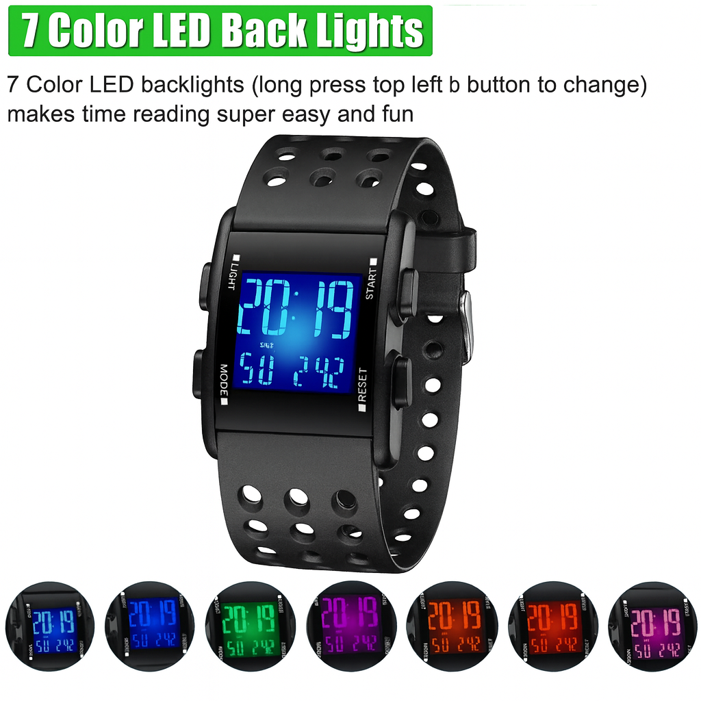 Reloj Deportivo Digital para Hombre