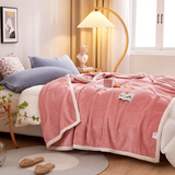 Manta de Fleece Franela Rosa BlushCozy