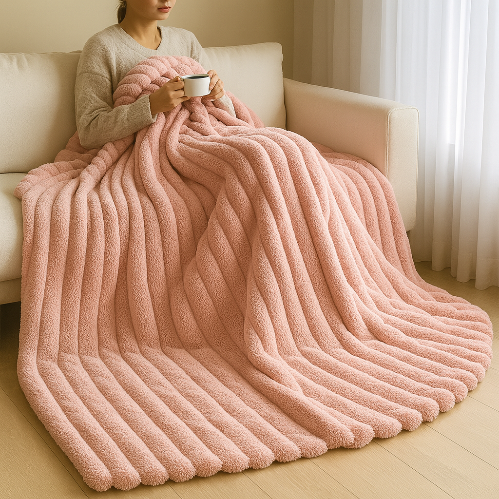 Manta CozyWrap Luxe Comfort – Ultrasuave, Reversible y Lavable