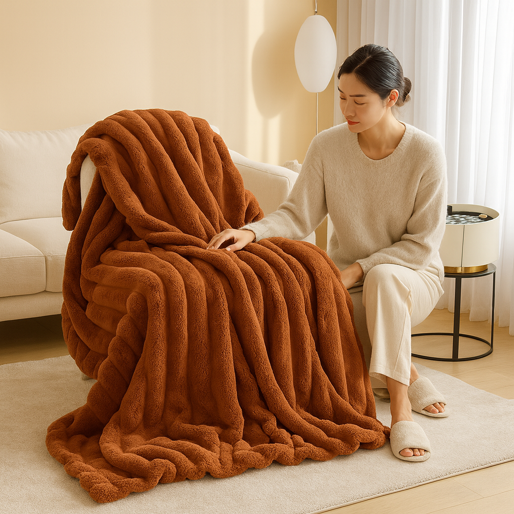 Manta CozyWrap Luxe Comfort – Ultrasuave, Reversible y Lavable