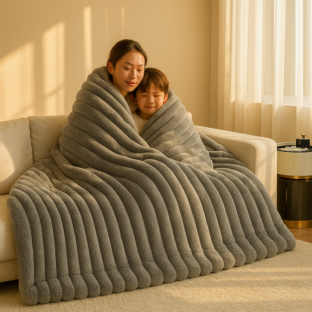 Manta CozyWrap Luxe Comfort – Ultrasuave, Reversible y Lavable