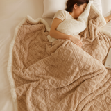 Manta WarmWool de Lana de Cordero Gruesa