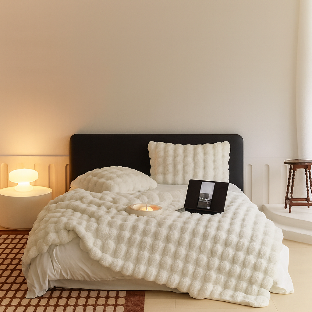 Manta Pluche Suave CozyCloud - Cálida, Ultraacogedora