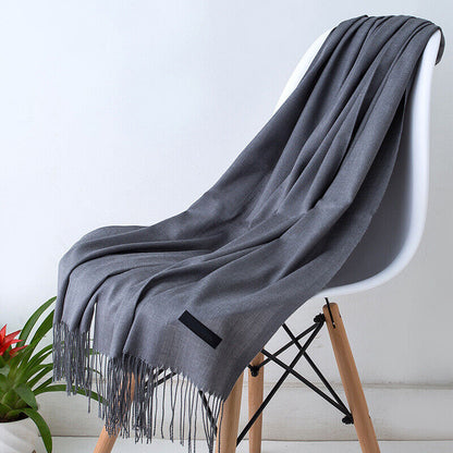 Bufanda de Cachemira Mujer - Chal Suave - Invierno Cálido