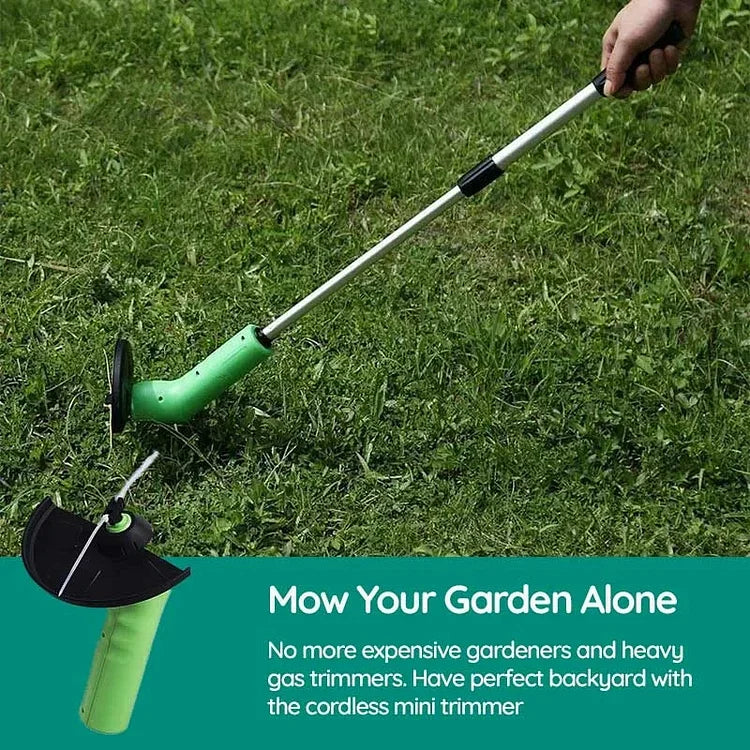 Cortadora de Césped Mini Inalámbrica para Jardines Perfectos