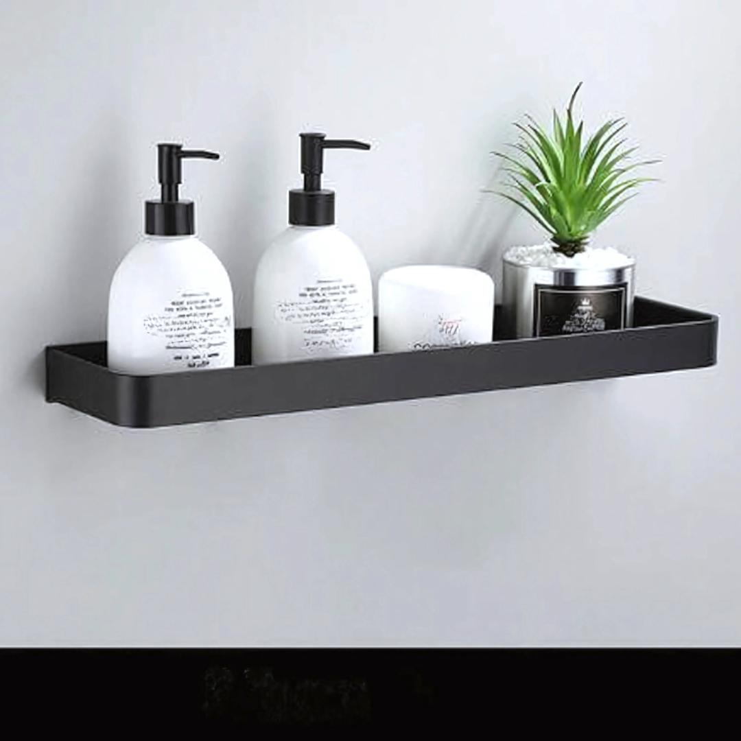 Estante de Pared Metal Baño - Almacenamiento Moderno Compacto