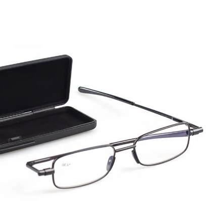 Gafas de lectura plegables compactas para hombres y mujeres