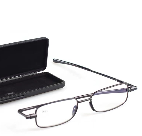 Gafas de lectura plegables compactas para hombres y mujeres