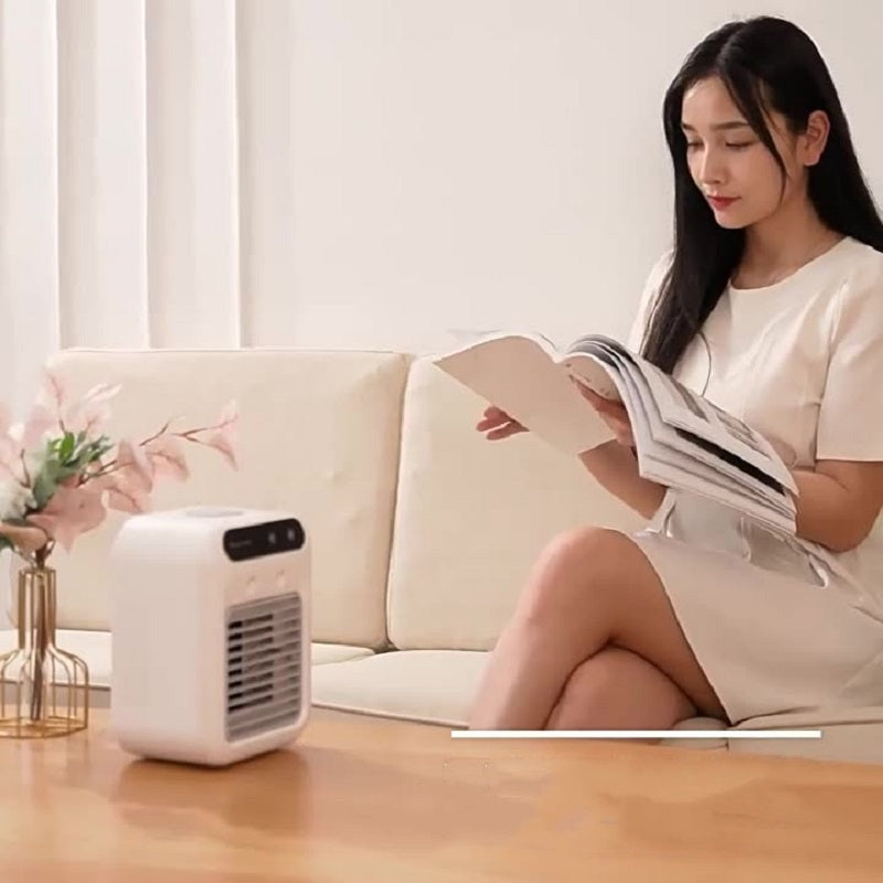 Ventilador Enfriador de Aire Portátil Mini Silencioso