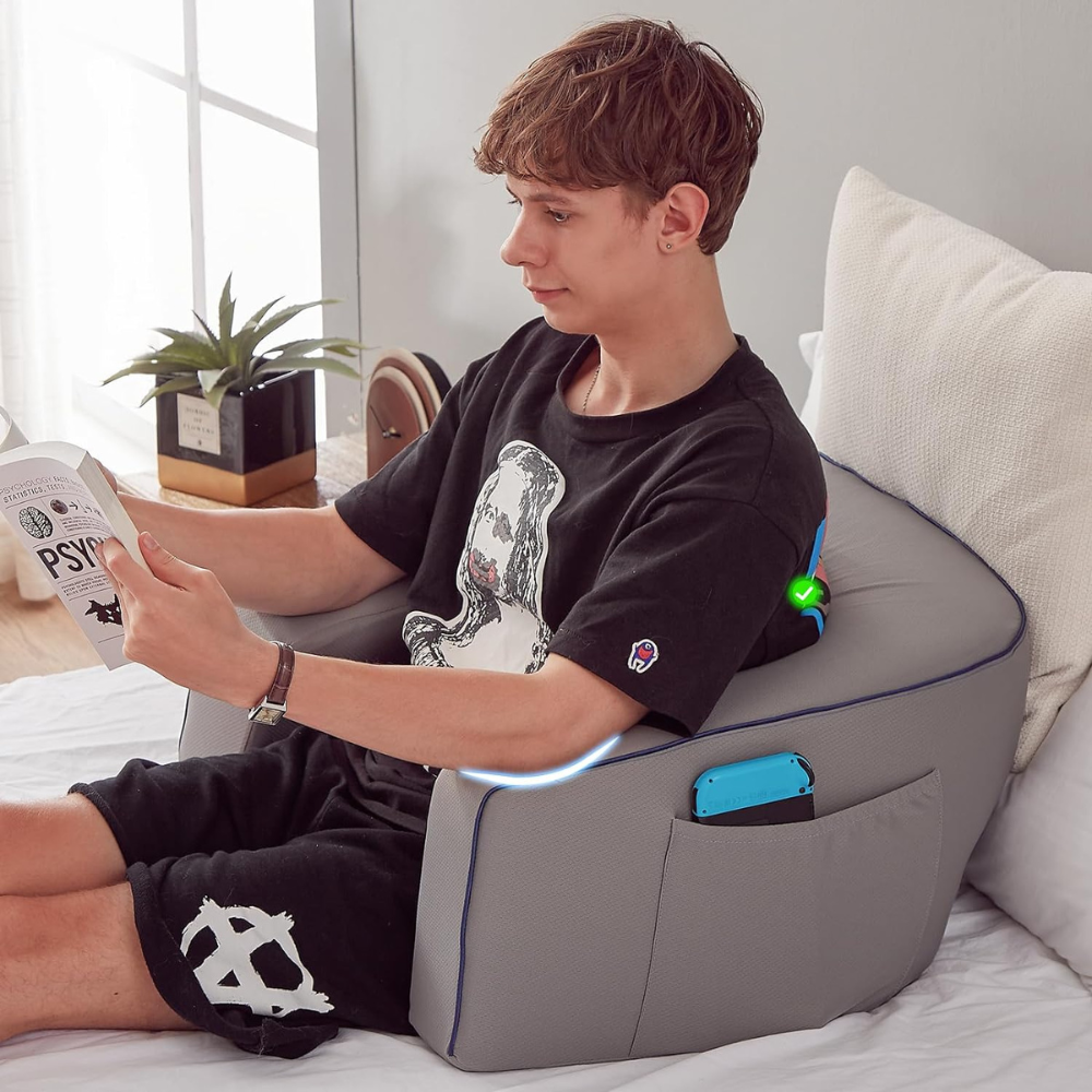 Almohada de Lectura para el Regazo Escritorio para Portátil en la Cama