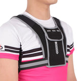 Chaleco Reflectante para Correr con Bolsa Frontal