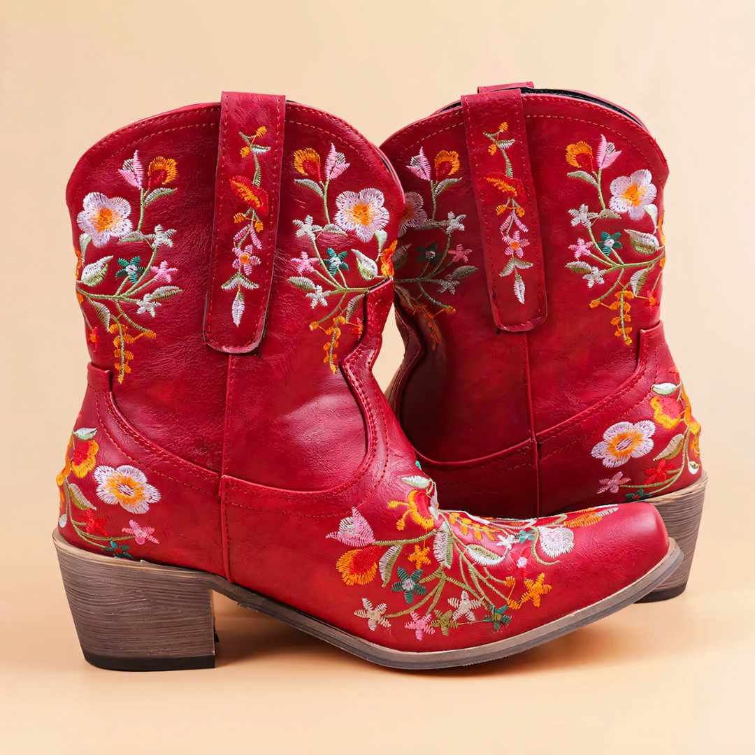 Marly - Botas de Vaquera Vintage Resistentes al Agua - Estilo - Comodidad - Durabilidad-Zapatos - Mujer-VyFlair