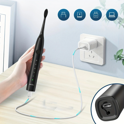 GlowSmile - Cepillo de Dientes Sónico Recargable