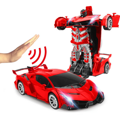 Coche Robot Transformador RC con Control por Gestos