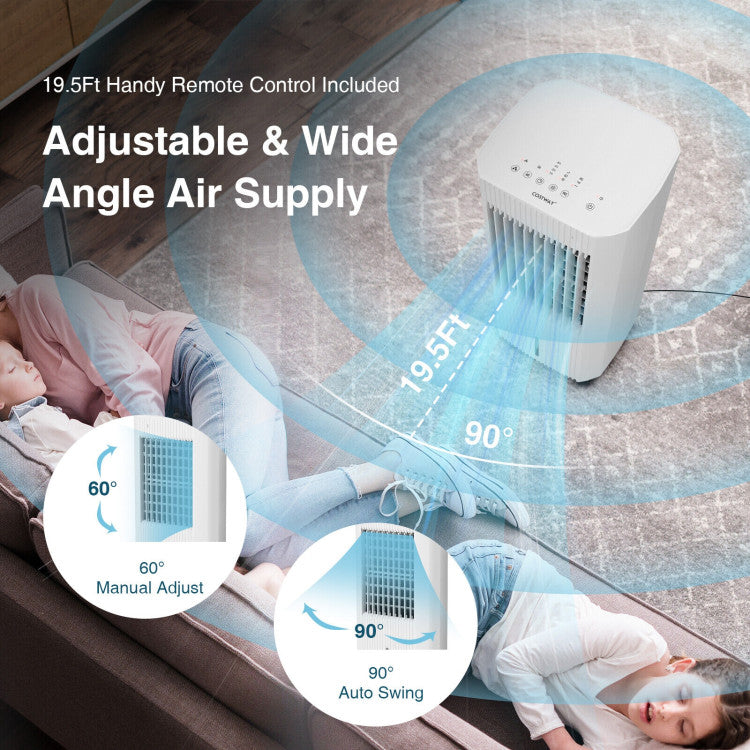 Enfriador de Aire Evaporativo 3 en 1 - Portátil - Control Fácil