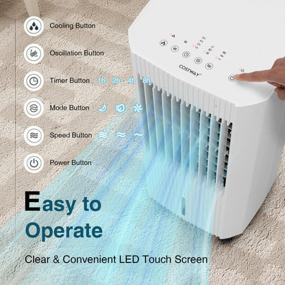 Enfriador de Aire Evaporativo 3 en 1 - Portátil - Control Fácil
