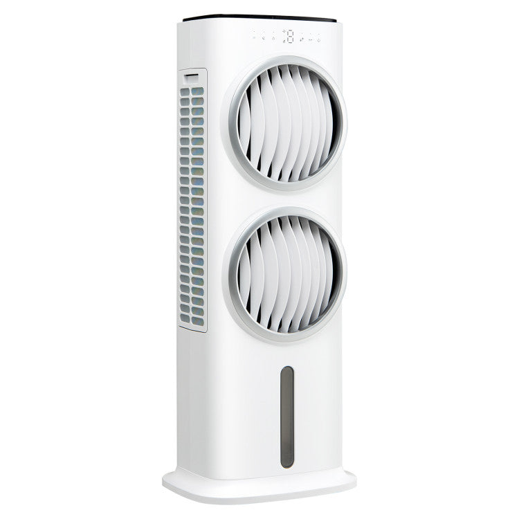 Enfriador Evaporativo Remoto – Ventilador 3 en 1 – Temporizador 9H