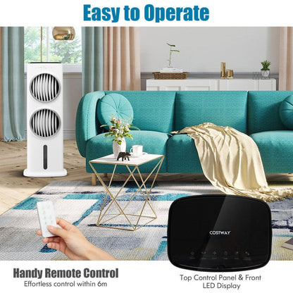 Enfriador Evaporativo Remoto – Ventilador 3 en 1 – Temporizador 9H