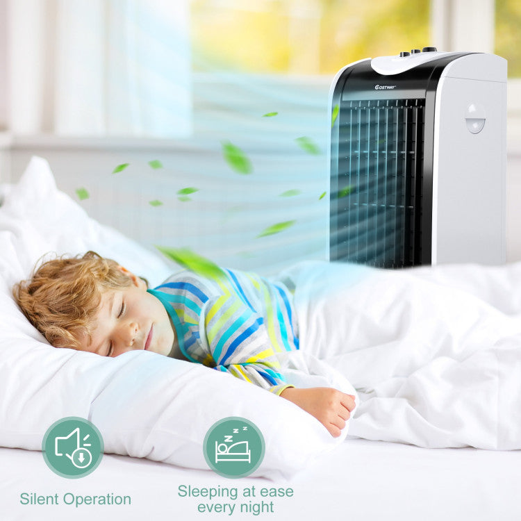 Enfriador de Aire Evaporativo Compacto - 3 en 1 - Control de Filtro Integrado - Uso Personal