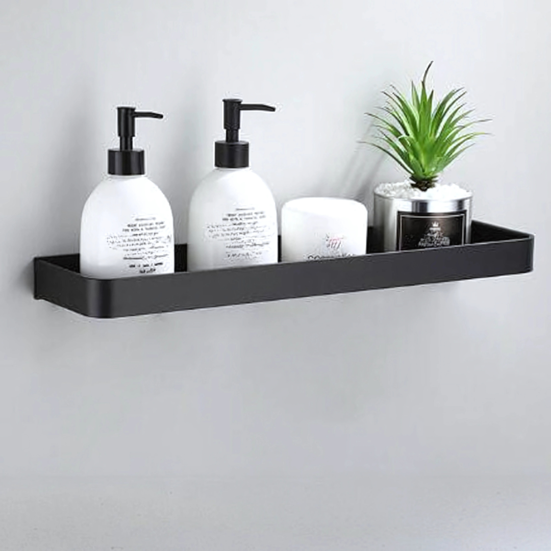 Estante de Pared Metal Baño - Almacenamiento Moderno Compacto