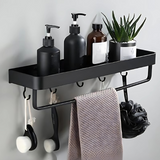 Estante de Pared Metálico para Baño Moderno