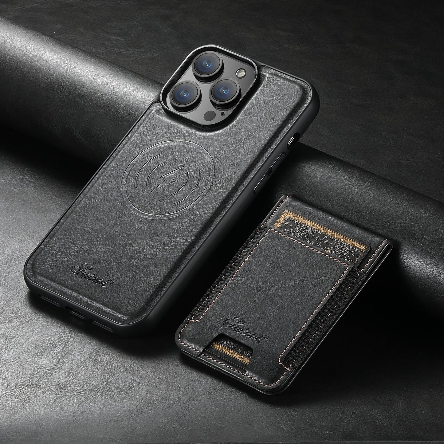 EliteGuard - Funda de Teléfono de Lujo Elegante y Duradera con Soporte para Tarjetas Integrado
