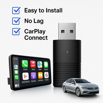 Adaptador Wireless CarPlay para iPhone y Android