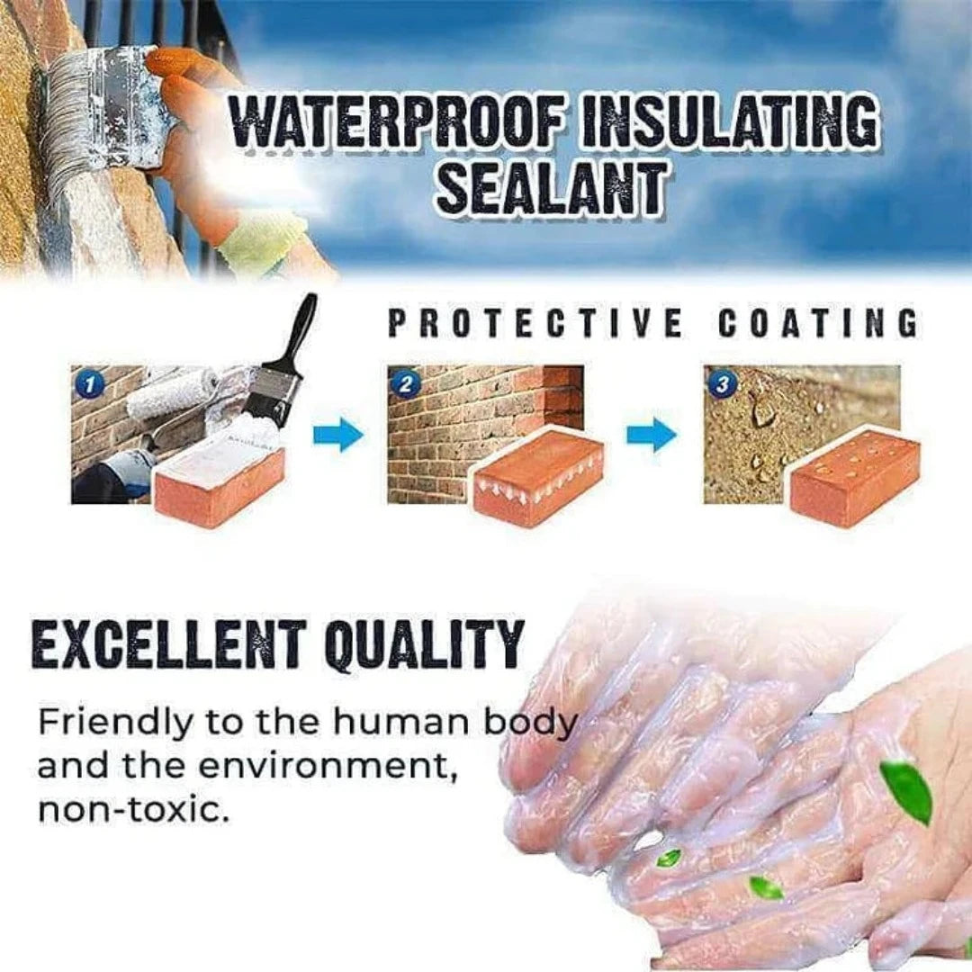 Waterproof Insulating Sealant + Free Brush