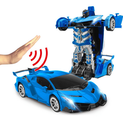 Coche Robot Transformador RC con Control por Gestos