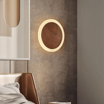 Nordic Walnut LED Wall Light