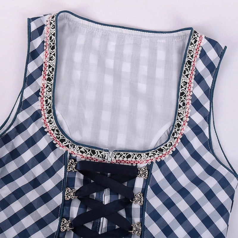 Vestido Dirndl para Damas - Material Transpirable - Estilo Oktoberfest