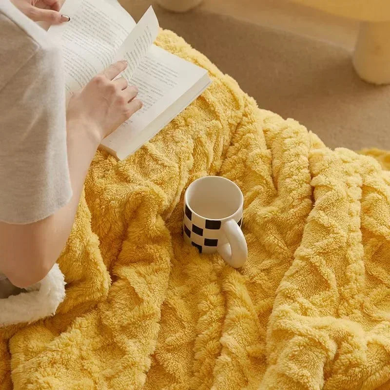Manta de Lana de Cordero Gruesa para Invierno - WarmWool