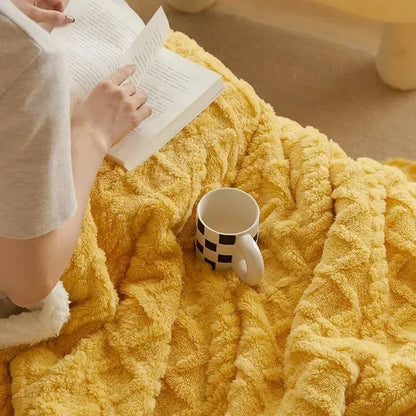 Manta de Lana de Cordero Gruesa para Invierno - WarmWool