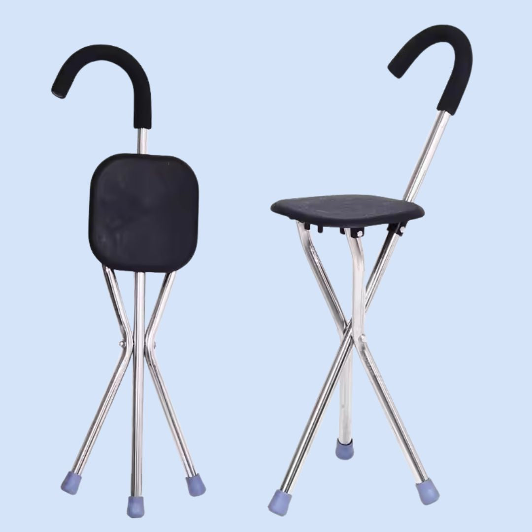 CrutchSeat Taburete Plegable para Muletas Portátil