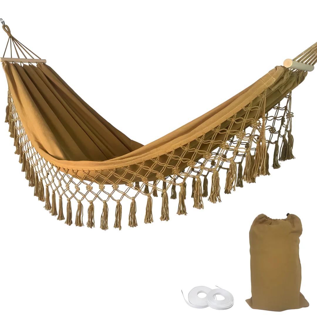 Velri - Hamaca Boho de Algodón Cómoda