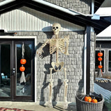 Esqueleto Gigante 12 Pies Halloween Exterior Posable