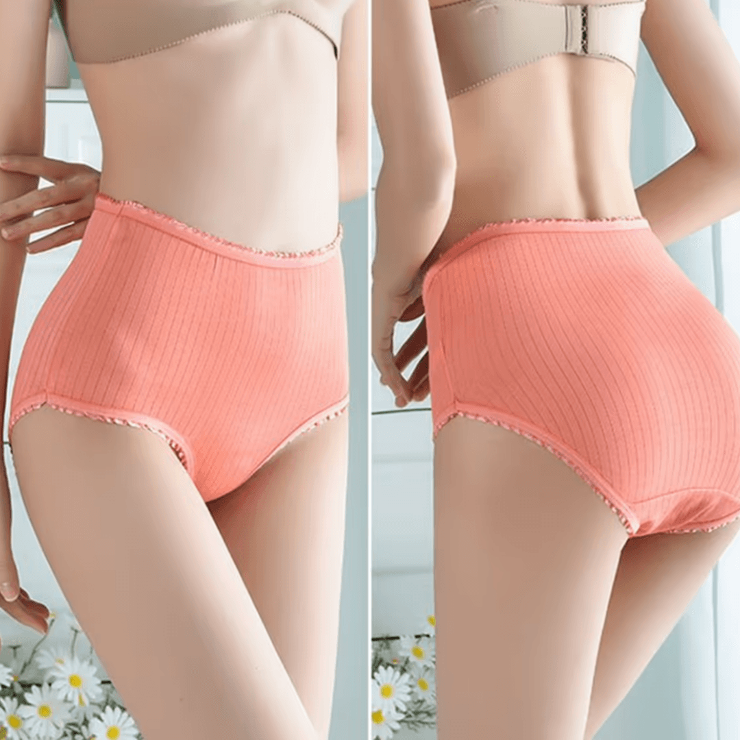 Conjunto de Ropa Interior para Mujeres Sin Filtraciones – Ligero, Absorbente, Confort Estiloso en Múltiples Tallas