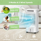 Enfriador Evaporativo Inteligente 4 en 1 – Portátil, Temporizador, Modos Ajustables