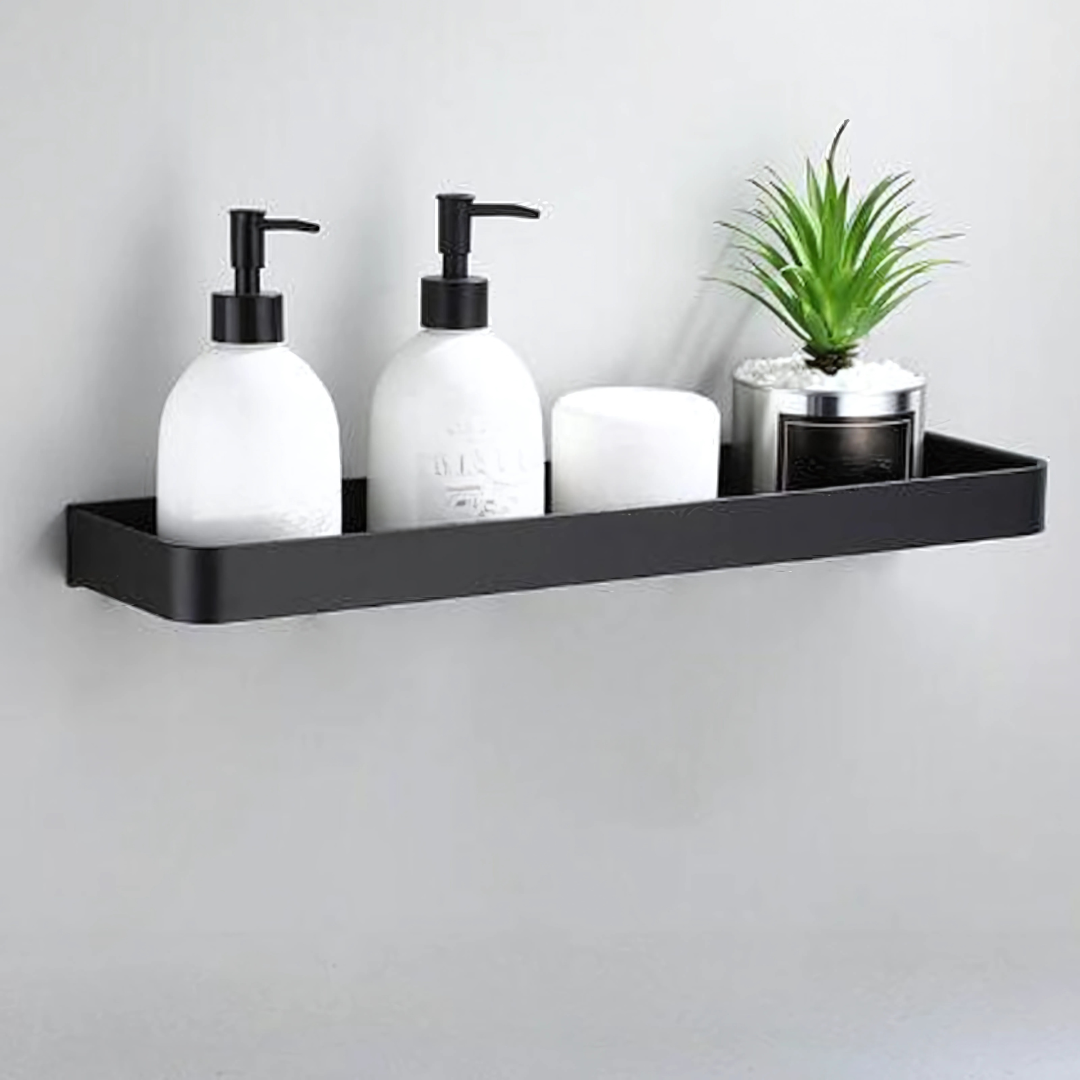 Estante de Pared Metal Baño - Almacenamiento Moderno Compacto