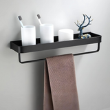 Estante de Pared Metálico para Baño Moderno