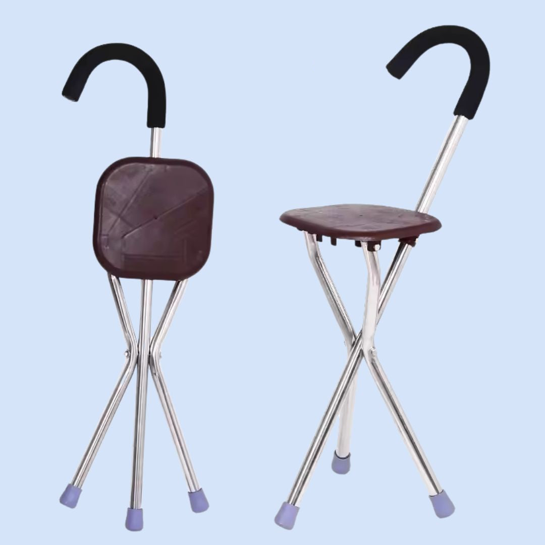 CrutchSeat Taburete Plegable para Muletas Portátil