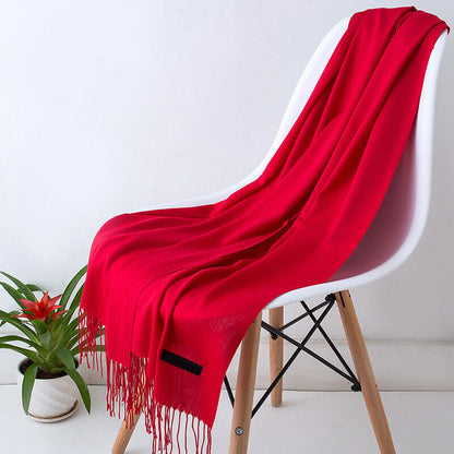 Bufanda de Cachemira Mujer - Chal Suave - Invierno Cálido