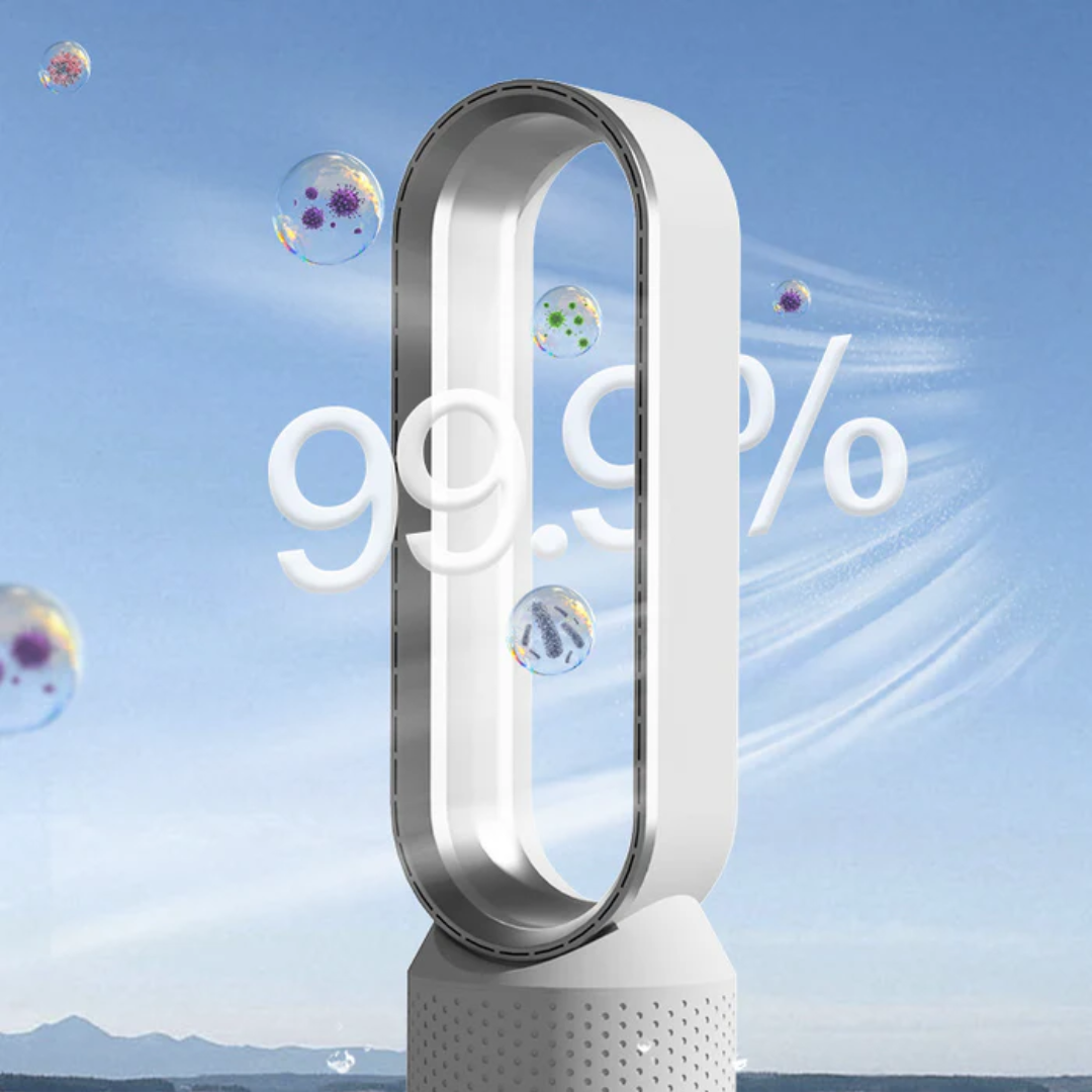 Veloria - Enfriador de aire 3 en 1 con purificador de aire UV e ionizador