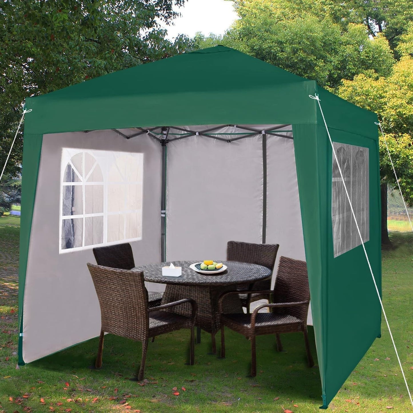 Carpa Gazebo Impermeable Exterior - Paneles Laterales Removibles