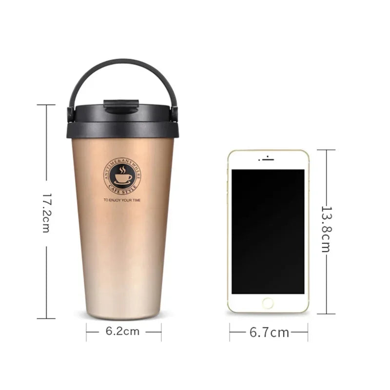 WarmKoud Taza Aislante Acero Inoxidable 500ml