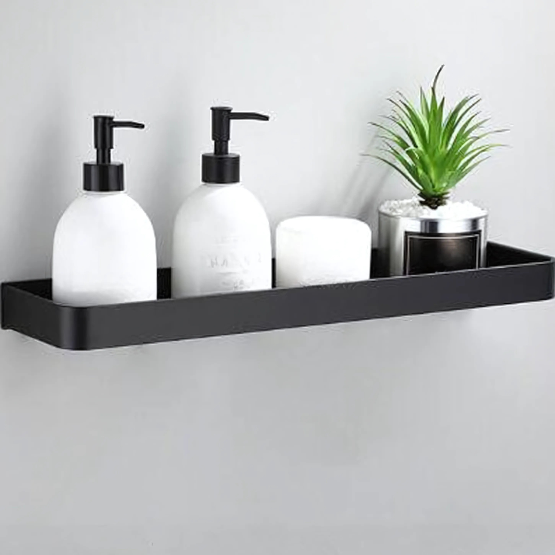 Estante de Pared Metal Baño - Almacenamiento Moderno Compacto