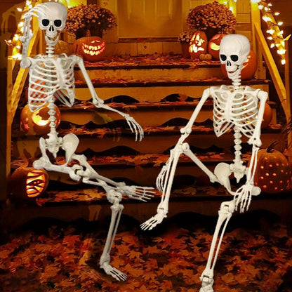 Esqueleto Gigante 12 Pies - Posable - Decoración Exterior Halloween