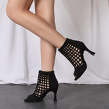 DS Zapatos de Tacón de Cuero Personalizados para Mujeres - Zapatos de Baile - Jazz-Zapatos - Mujer-VyFlair